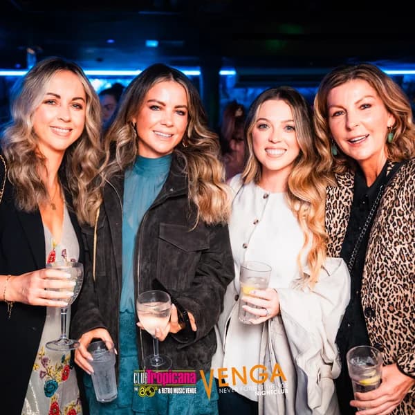 Stylish group at the bar