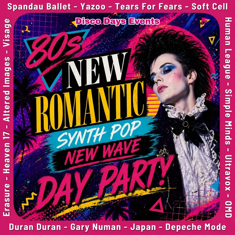 New Romantic Day Party | Glasgow | 12th September artwork